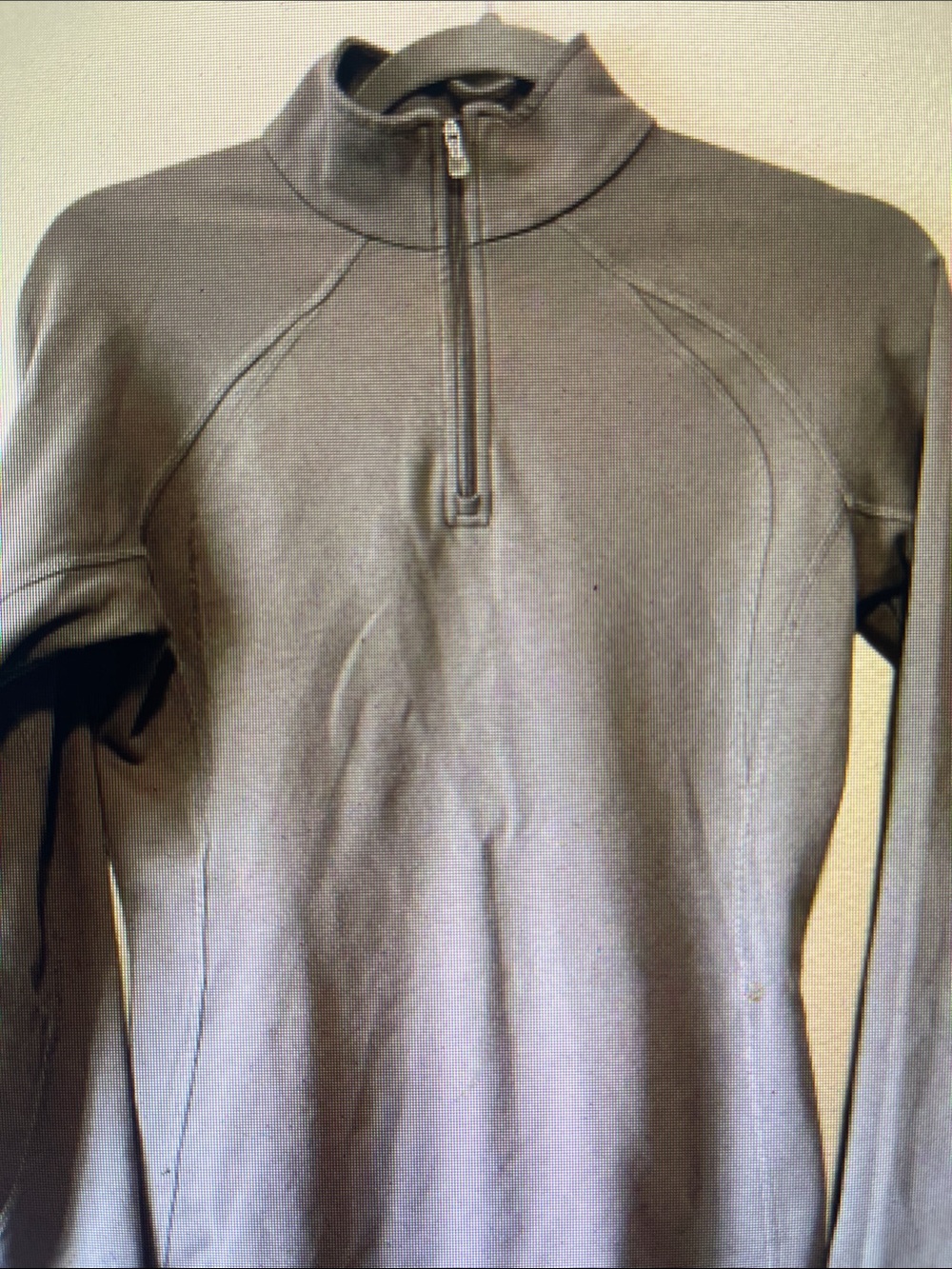 Men's Half-Zip Performance Sweater - Gray